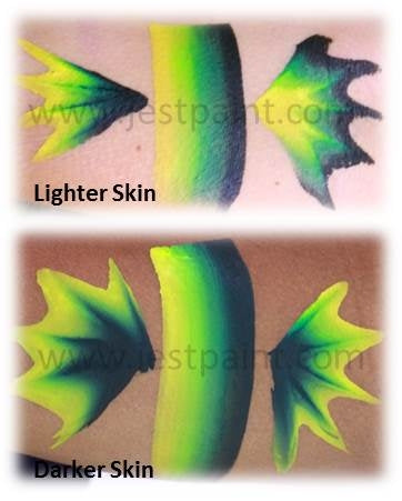 DFX Face Paint Rainbow Cake - Small Green Carpet (RS30-8)  Approx.  14ml /.47 fl oz   #8