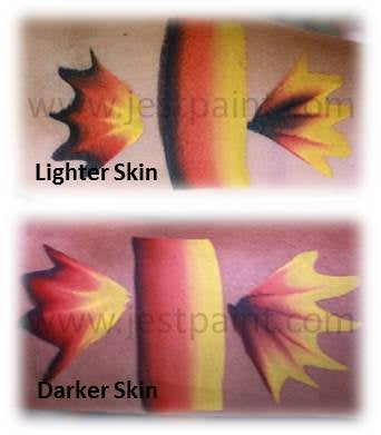 DFX Face Paint Rainbow Cake - Small Inferno (RS30-13)  Approx. 28gr/.99oz  #13