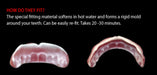 Dental Distortions | FX Fangs 2.0 - BLACK GUMMED PENNYWISE VENEERS