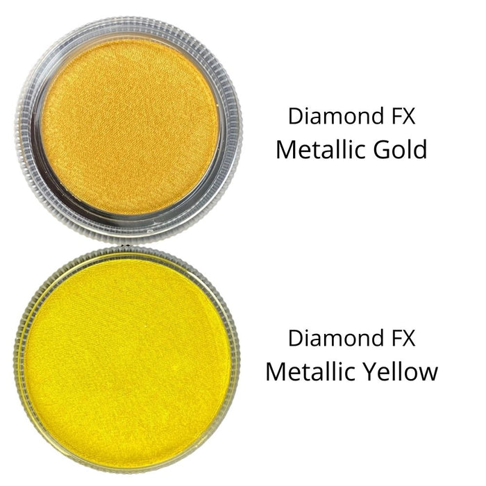 Diamond FX Gold Face Paint - Metallic Gold 30gr