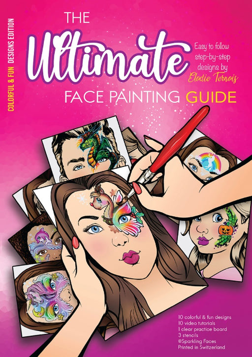 Sparkling Faces  Face Painting Practice Board - Solid BLACK- Large Bl —  Jest Paint - Face Paint Store