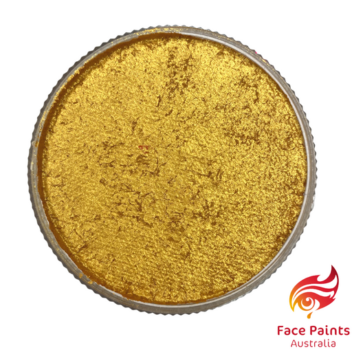 Face Paints Australia Face and Body Paint | Metallix Ultimate Gold (Gold Rush) - 30gr