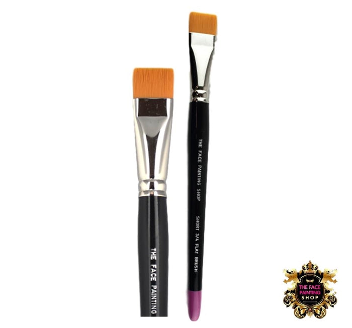 Kraze FX Flat Brush - 1/2, Professional Face Paint Brushes