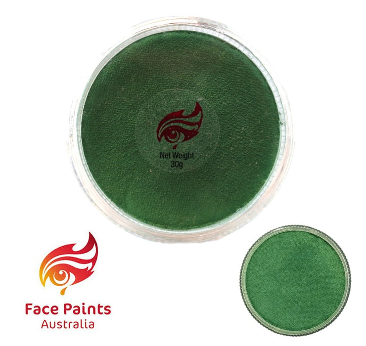 Face Paints Australia Face and Body Paint | Metallix Pixie Green - 30gr