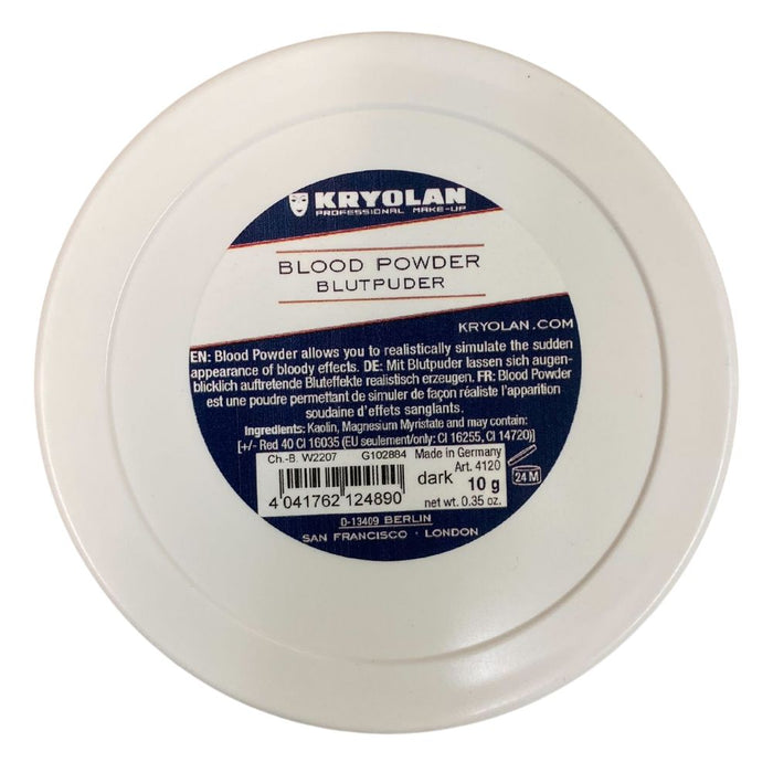 Kryolan | Fake Blood - BLOOD POWDER (light) - 10 gram