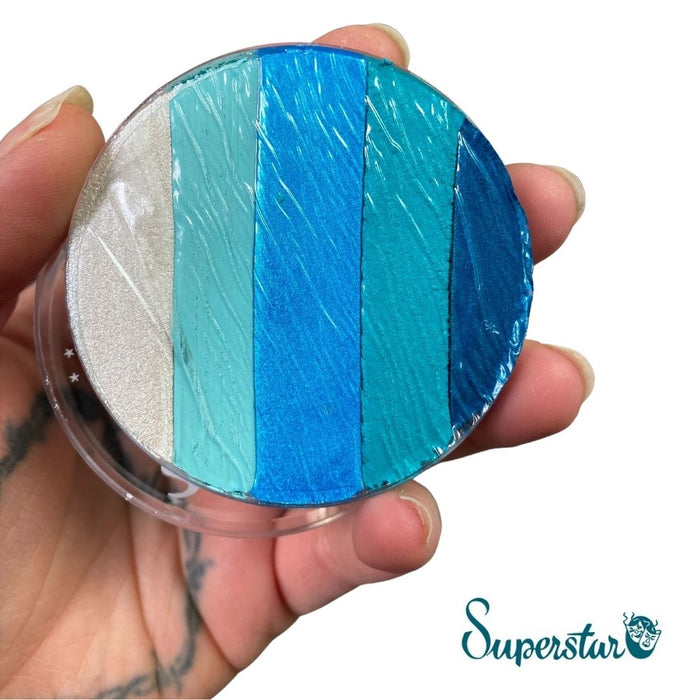 Superstar Face Paint | Dream Colours Rainbow Cake - ICE (Blue Gradient) - 45gr
