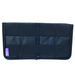 Art Factory | Double Row Brush Wallet with Zipper - All Black