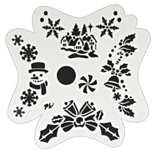 SET of 6 Christmas themed Face Painting stencils wash/reuse for just £8  BARGAIN