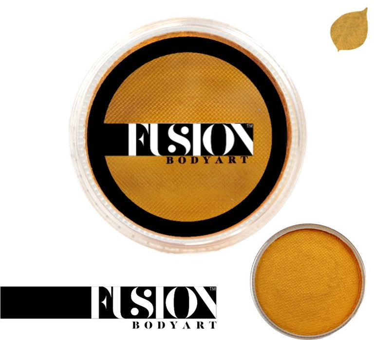 Fusion Body Art Face Paint | Pearl Metallic Gold 32gr