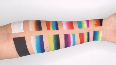 Fusion Body Art  | Spectrum Face Painting Palette | Rainbow Explosion