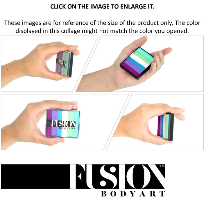 Fusion Body Art Face Paint - Rainbow Cake | NEW Mermaid Splash 50gr by Jest Paint