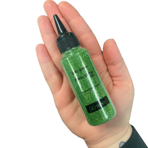Glimmer Body Art Face Paint Glitter Refill Bottle - Jade - 1.5oz
