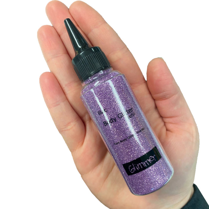 Glimmer Body Art Face Paint Glitter Refill Bottle - Lilac - 1.5oz