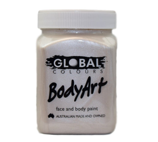 Global Body Art Face Paint - Liquid Metallic Pearl 200ml