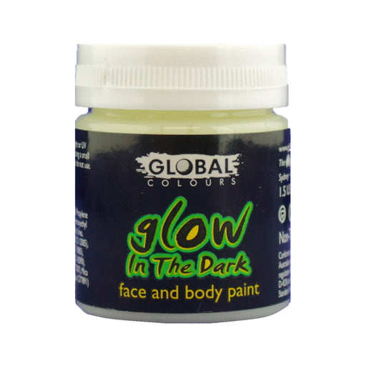 Global Body Art Face Paint - Liquid Glow In The Dark 45ml