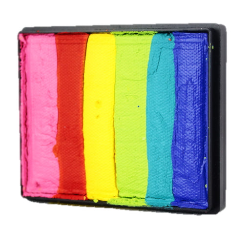 Global Body Art  Face Paint | Rainbow Cake - Bright Rainbow 50gr (Magnetized)