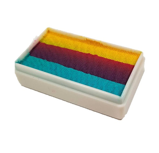 DFX Face Paint Rainbow Cake - Small Hawaiian Cocktail  (RS30-73)   Approx. 28gr/.99oz  #18 (Dark Neon Pink  - SFX Non Cosmetic)
