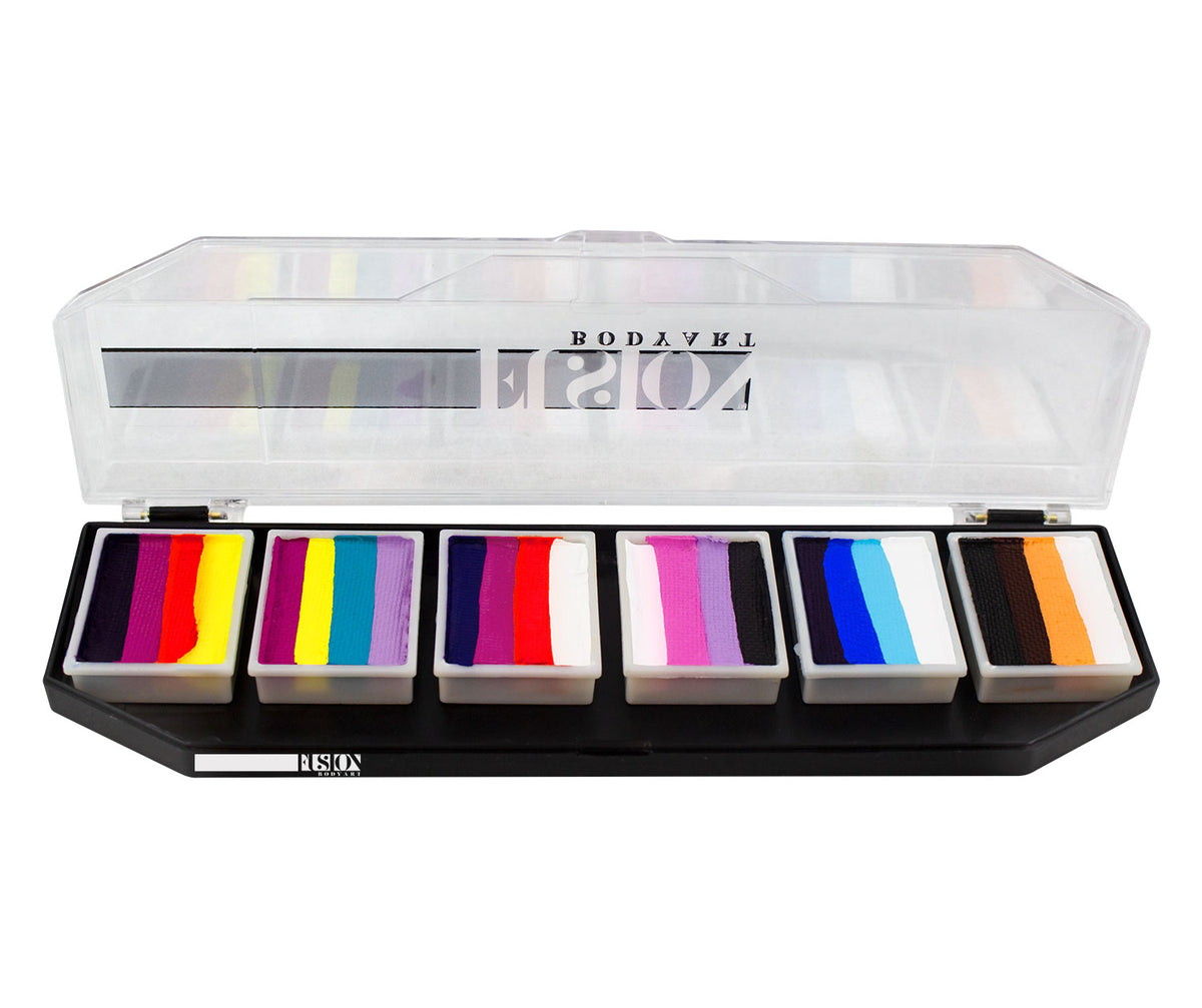 Fusion Body Art | Spectrum Face Painting Palette | Rainbow Splash ...