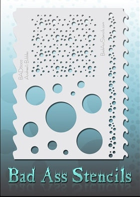 Bad Ass Body Painting Stencil - Bubbles (6002) - DISCONTINUED