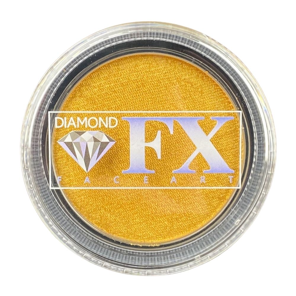 Diamond FX Gold Face Paint Metallic Gold 30gr — Jest Paint Face