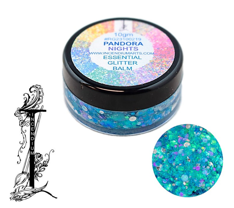 Incendium Arts | Essential Glitter Balm -  DISCONTINUED - PANDORA NIGHTS - 10gr
