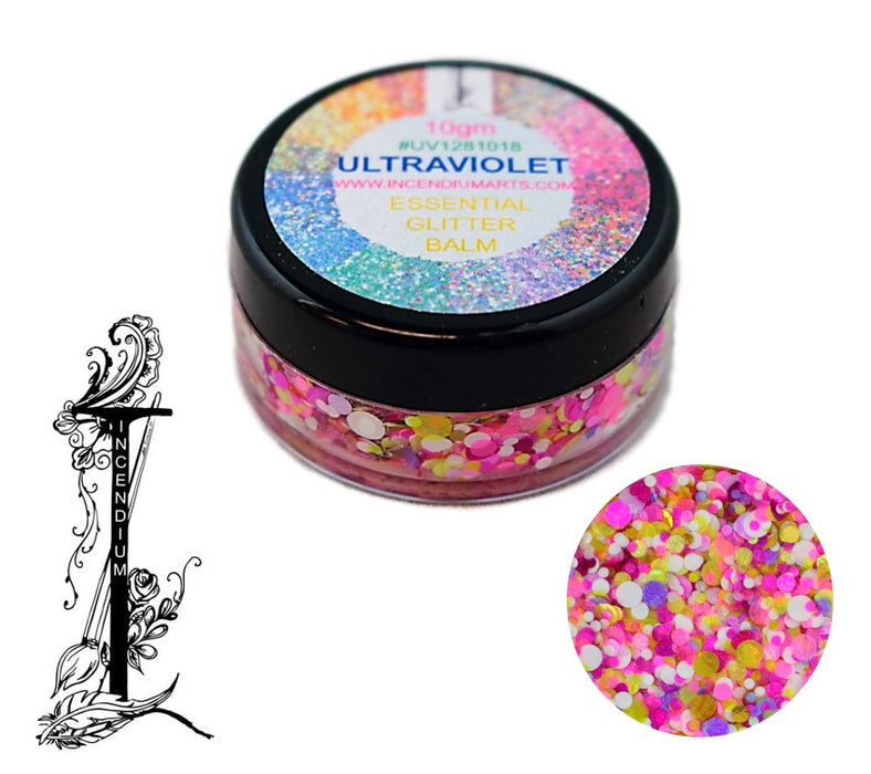 Incendium Arts | Essential Glitter Balm -  DISCONTINUED -  ULTRAVIOLET - 10gr