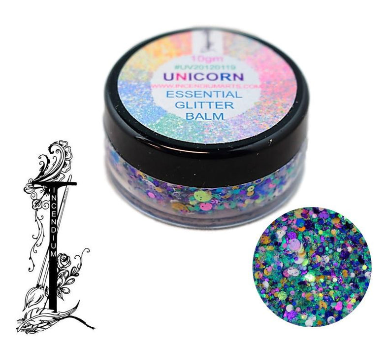 Incendium Arts | Essential Glitter Balm -  DISCONTINUED -  UNICORN - 10gr
