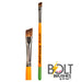 BOLT Face Painting Brushes by Jest Paint -  Short Small FIRM Angle (1/4")