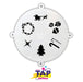 Galaxy TAP Face Painting Stencil - Christmas