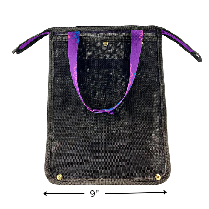 Black Mesh Bag for Sponges | For Face Painters by Jest Paint - DISCONTINUED STYLE - ORIGINAL (Hand Wash Only)