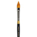 KingArt | Face Painting Brush - Original Gold® 9930 Series - Flat Pointy Golden Taklon - Oval Floral Petal #6
