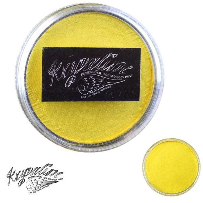 Kryvaline Face Paint (Creamy line) - Pearly Yellow 30gr  - Overstock Sale!