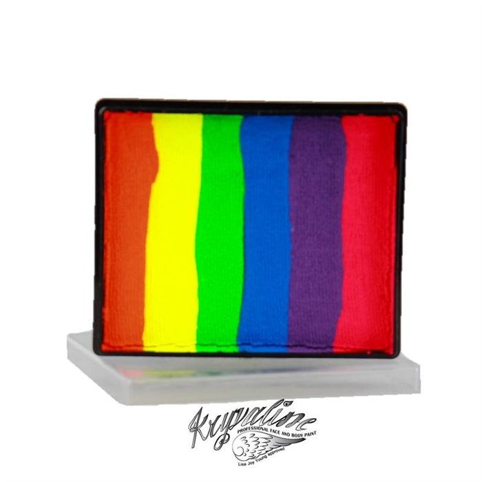 Kryvaline Paint Split Cake (Regular Line) - Neon Rainbow 50gr (SFX - Non Cosmetic)