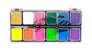 Kryvaline Face Paint (Reg Line) - Small 12 Color Neon/Metallics Palette
