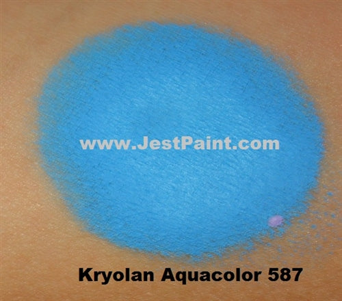 Kryolan Face Paint  Aquacolor - 587 (Light Blue) - 30ml