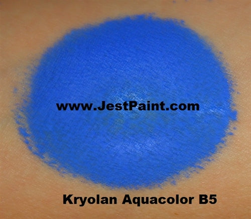 Kryolan Face Paint  Aquacolor - B5 (Medium Blue) - 30ml
