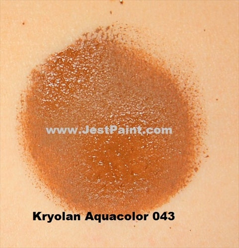 Kryolan Face Paint  Aquacolor - 043 (Medium Brown) - 30ml