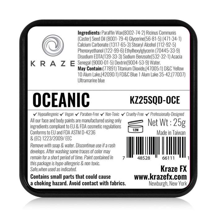 Kraze FX Face and Body Paints | Domed Rainbow Cake - Oceanic 25gr