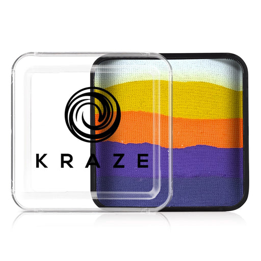 Kraze FX Special Effects Paints | Domed Rainbow Cake - Sunset Dreams (neon) 25gr (SFX - Non Cosmetic)