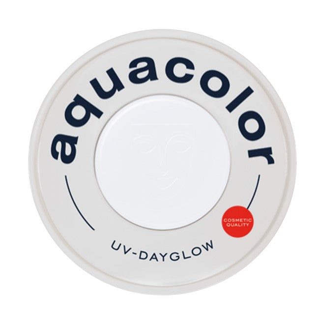 Kryolan Aquacolor Face Paints | Cosmetic Grade - DISCONTINUED - UV Dayglow White  30ml