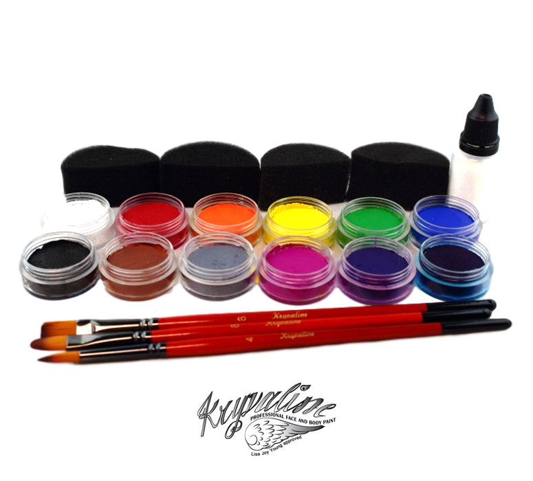 Kryvaline - Creamy Essential Colors |  DISCONTINUED - Face Painting Starter Kit