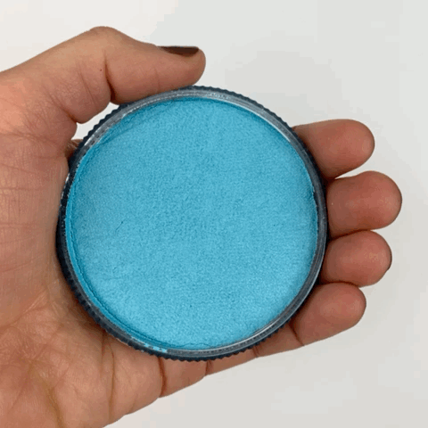 Kryvaline Face Paint Regular Line - DISCONTINUED - Metallic Light Blue 30gr