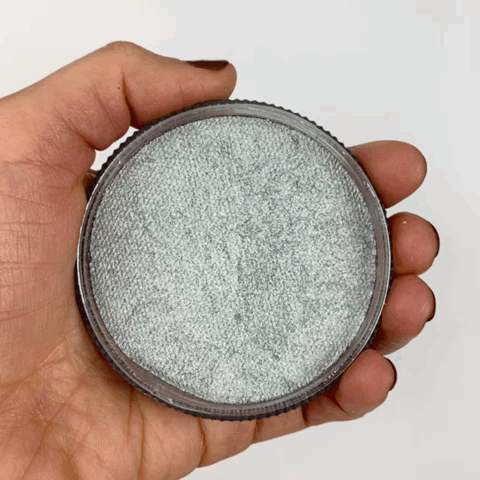 Kryvaline Face Paint Regular Line - Metallic Silver 30gr