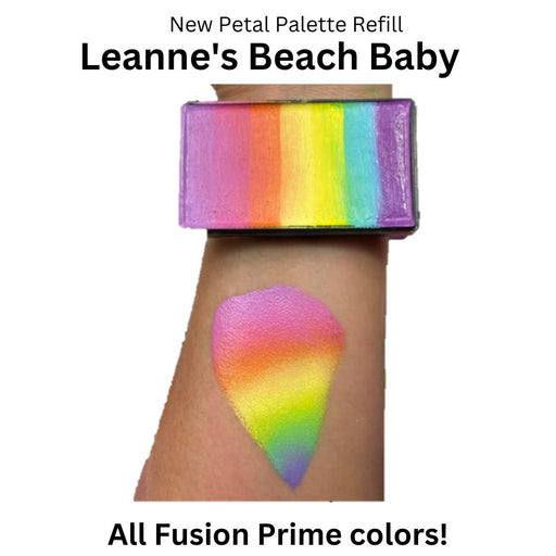 Fusion Body Art |  Leanne's Happy Pixie Petal Palette Refill - Beach Baby 25gr  (Non Neon)