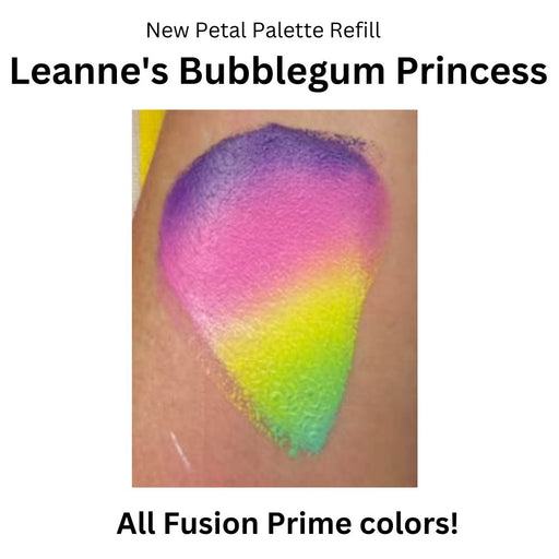 Fusion Body Art |  Leanne's Happy Pixie Petal Palette Refill - Leannes' Bubble Gum Princess 25gr