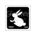 Glimmer Body Art |  Triple Layer Glitter Tattoo Stencils - 5 Pack - Bunny Rabbit - #49