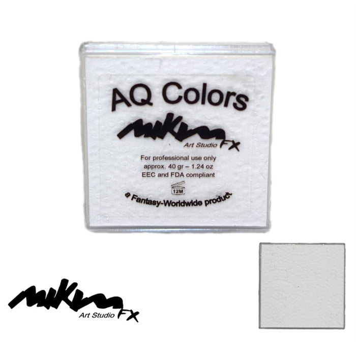 MiKim FX Face Paint | Regular Matte - DISCONTINUED White F1 (40gr)