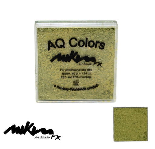 MiKim FX Face Paint | Special (Pearl) - DISCONTINUED - Golden Green S10 (40gr)