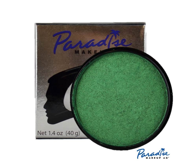 Paradise Face Paint By Mehron - Brilliant Vert Bouteille ( Metallic Green )40gr