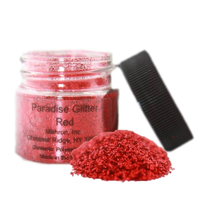 Face Paint Glitter Jar - Paradise  By Mehron - Opaque Dynamite Red 7gr